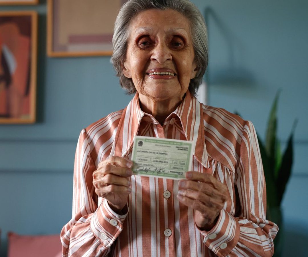 Campanha incentiva voto de quem tem mais de 70 anos